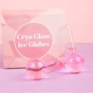 ⭐️ 3 for $22- Willow Collective | Cryo Glam Pink Cooling Globes, Set of 2, NIB